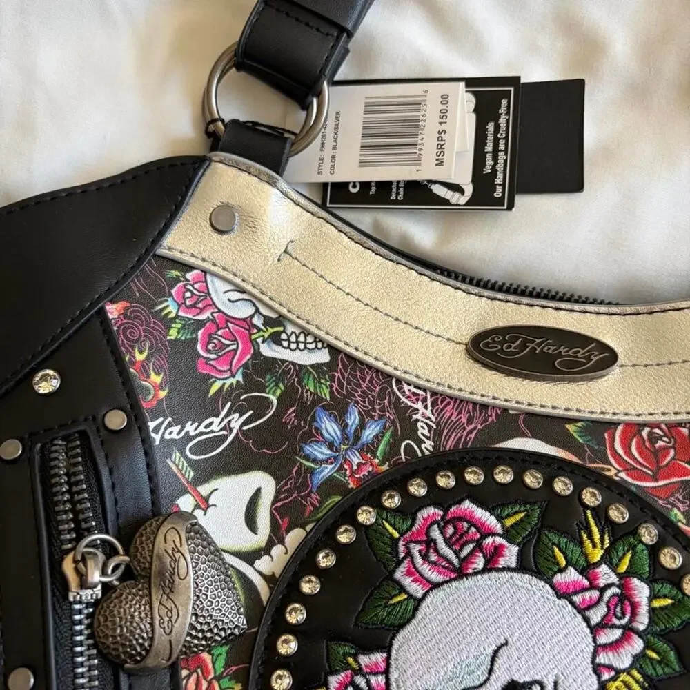 New large ed hardy black